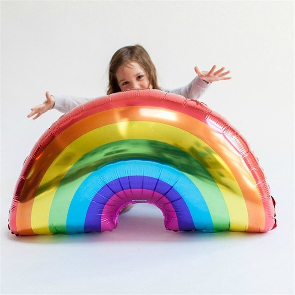 Rainbow Foil Balon Pelangi  Hiasan  Kuda Ponny Shopee 
