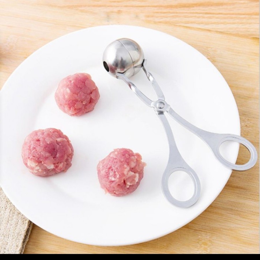 Scoop cetakan bakso gunting bakwan meatball maker dapur kitchen masak - ukuran kecil