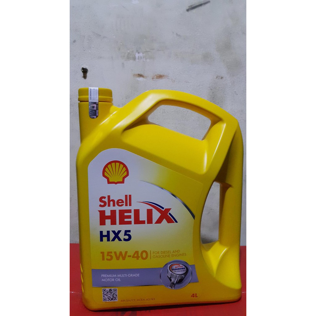 New Arrival Oli Mesin Mobil Shell 15W40 Galon