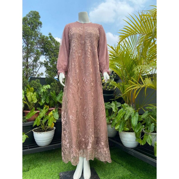 Chandani Dress / Gamis Tulle Premium Dress Pesta Kondangan Seragaman Bridesmaid
