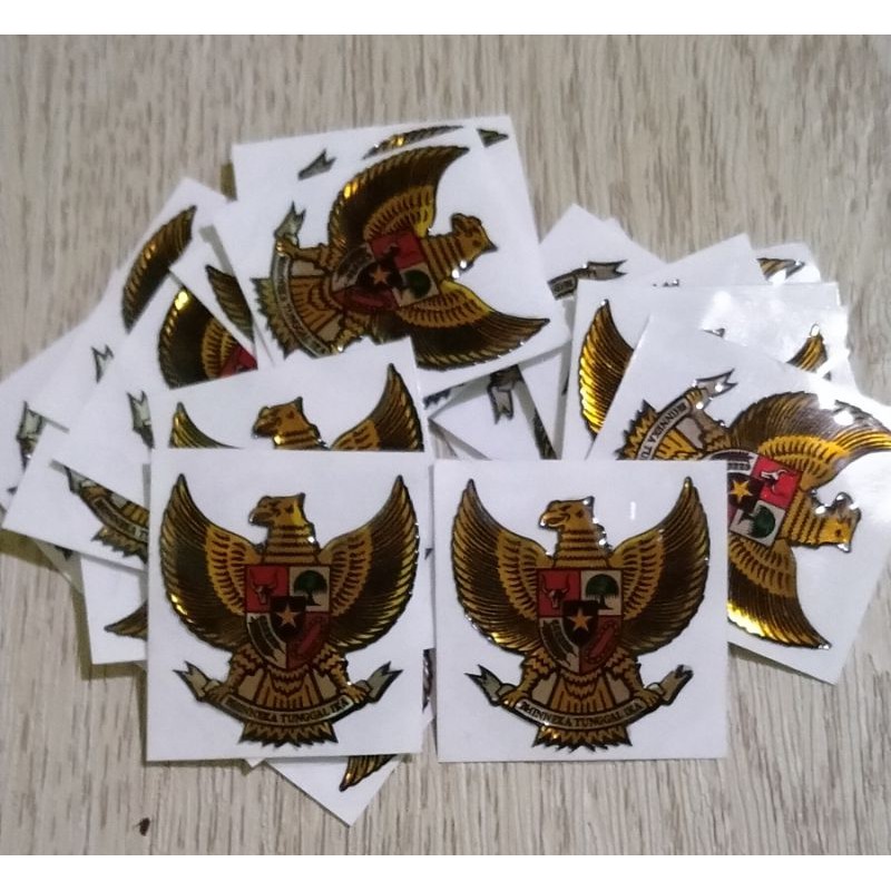 STICKET GARUDA KECIL TIMBUL,STICKER COATING