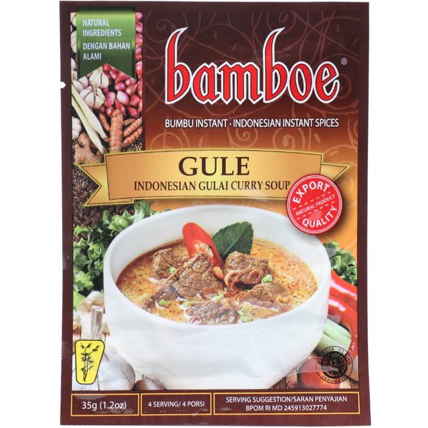 Bamboe Gule Indonesian Gulai Curry Soup 35gr/pak