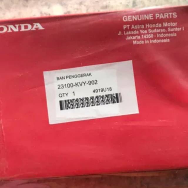 Van Belt Fan Belt Only Honda Beat Carbu KVY Ori
