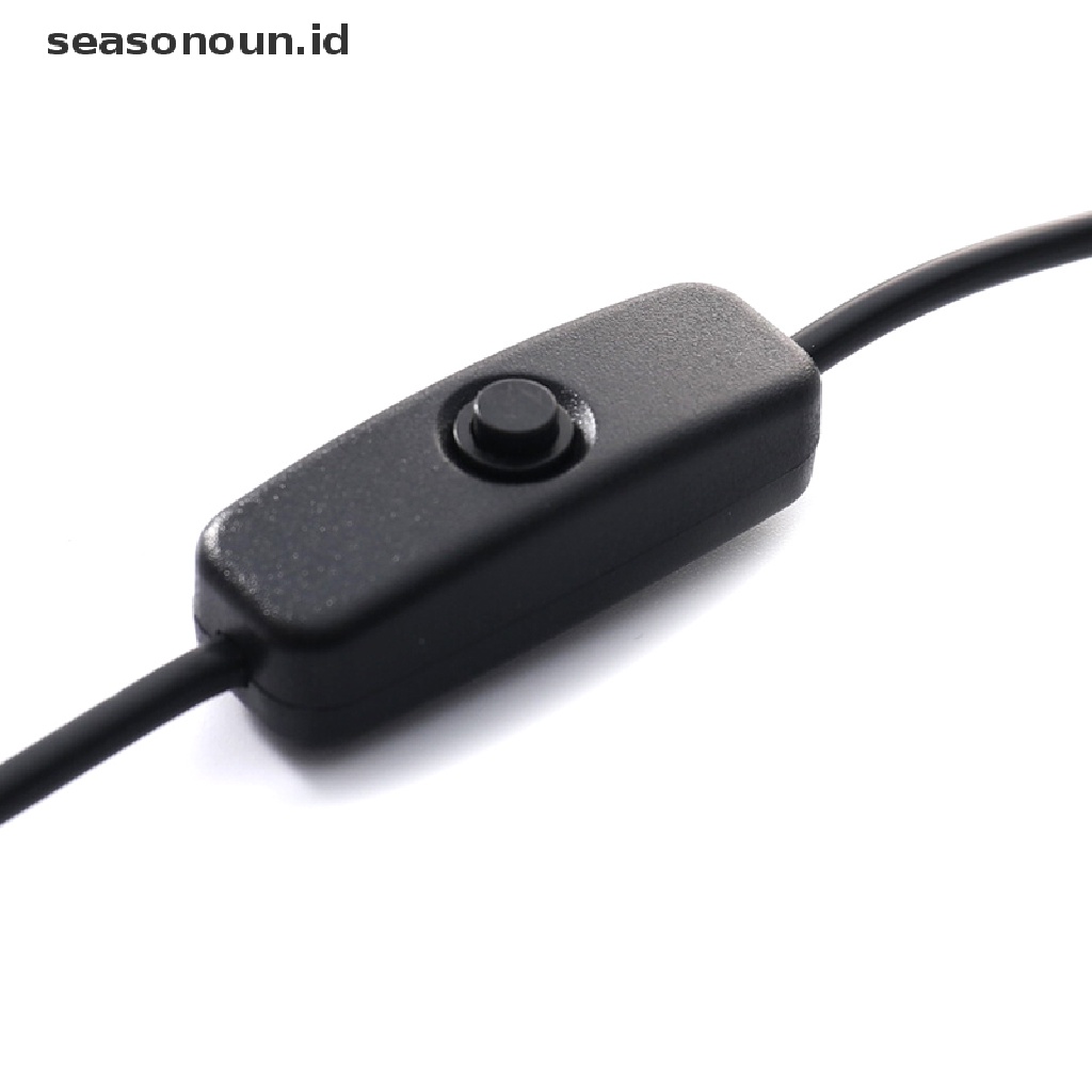 (seasonoun) Kabel Extension Power Supply USB Panjang 1M Dengan Saklar ON / OFF