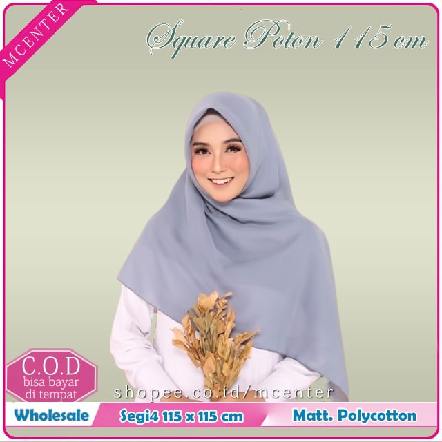 Bella Square New &quot;warna part 1&quot; || hijab segiempat Fine Chifon