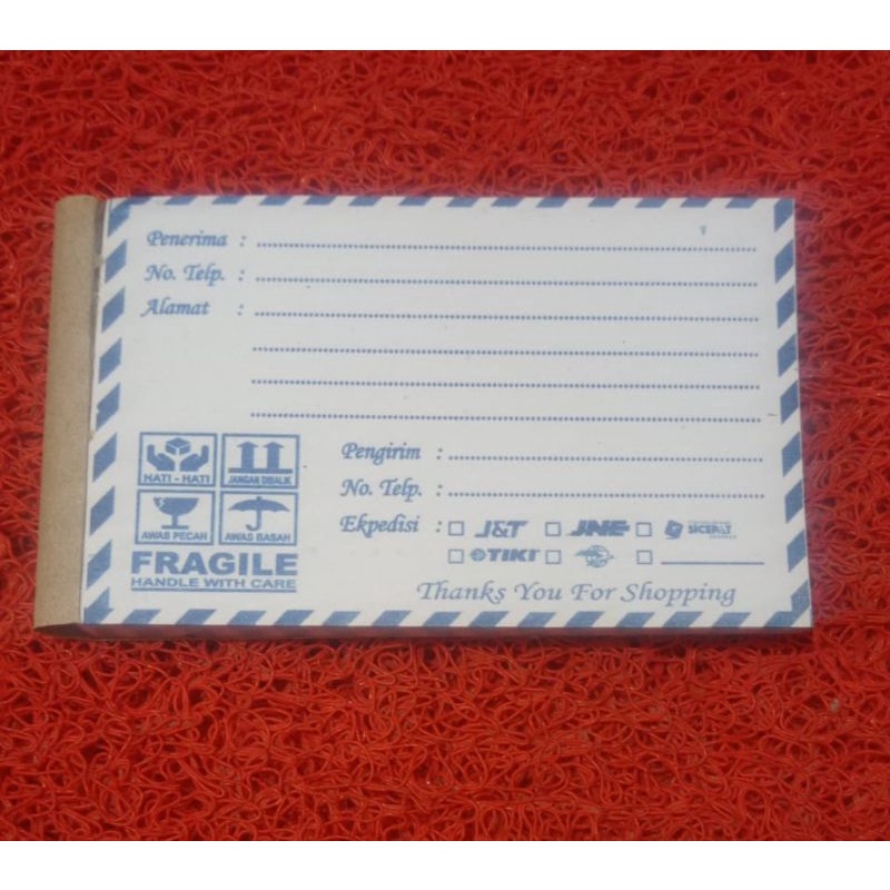 

Lebel pengiriman olshop/ fragil kecil isi 100 lembar