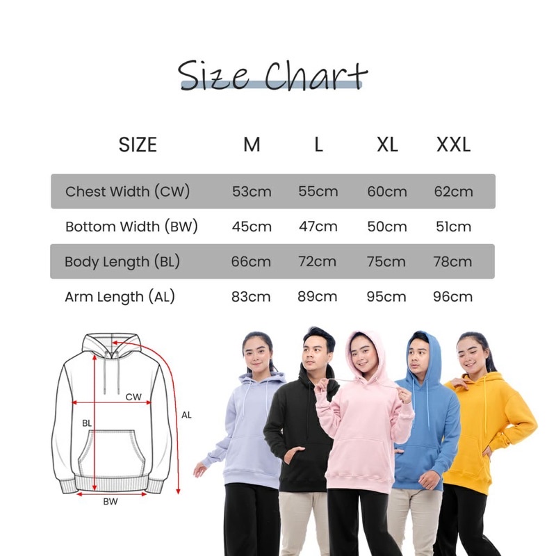 Jaket Sweater Hoodie Polos Pria Wanita Switer Cowok Premium Distro (BAYAR DI TEMPAT)-8