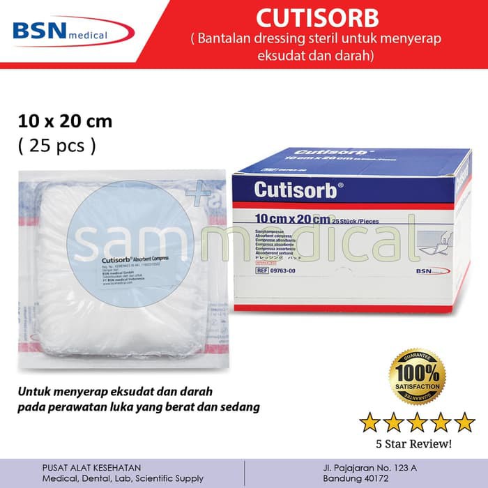 Medica - Cutisorb steril 10x20cm   Modern dressing  perawatan luka