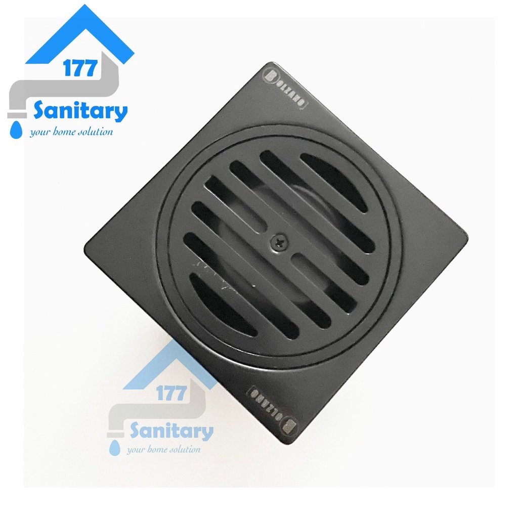 Floor Drain Model HITAM BLZ-saringan got drainer stainless black strainer tutupan tutup 11,5cm  pembuangan air mandi