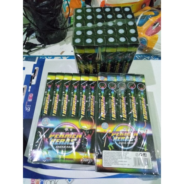 

Permen Warung Anak Rasa ada mainanya stik lampu 30pcs