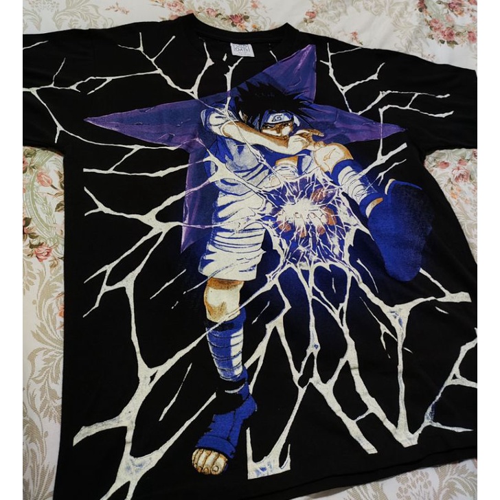 

Vintage t-shirt Naruto Sasuke Full Print