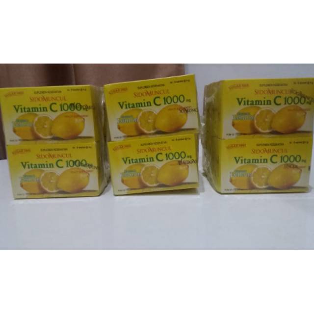 SIDOMUNCUL VITAMIN C 1000 1 SLOP (ISI 10 BOX)