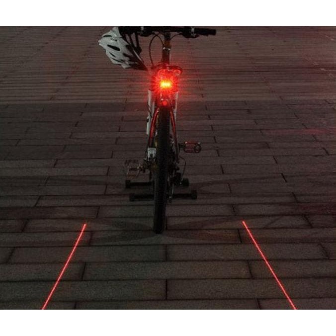 Lampu Belakang Sepeda LASER LED TAIL LIGHT