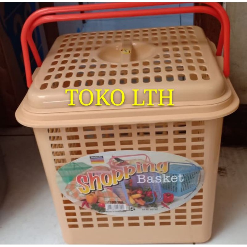 KERANJANG BELANJA PARCEL  / SHOPPING BASKET BANGKOK NAGATA / BOX KOTAK TUTUP