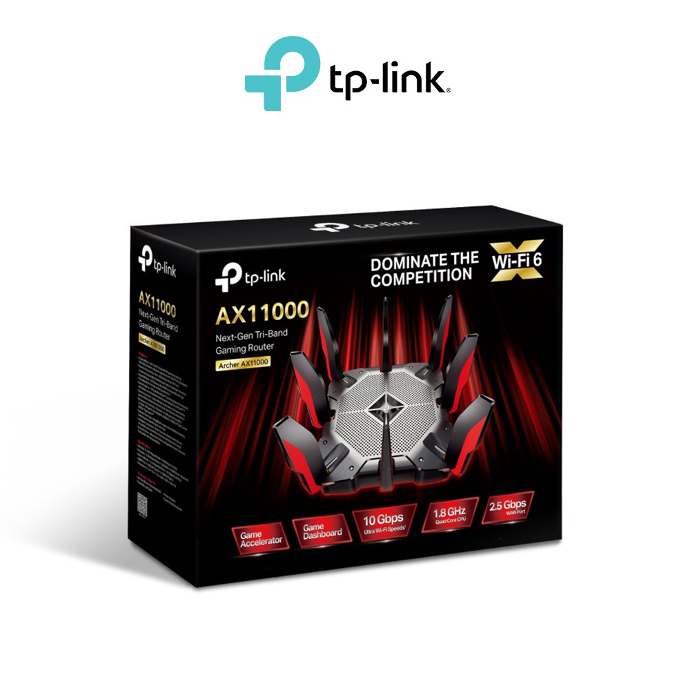 TP-LINK Archer AX11000 Tri-Band OFDMA MU-MIMO Gigabit Wireless Wi-Fi 6 Gaming Router