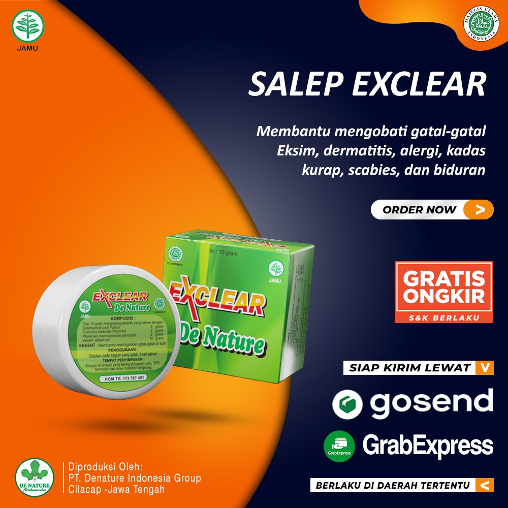 Salep Gatal Ampuh Exclear De Nature