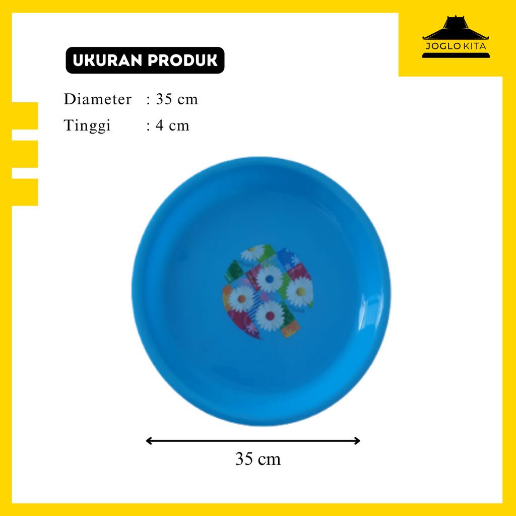 Nampan Plastik Motif Bunga NP 02 / Nampan Warna / Nampan Murah / Nampan Bagus