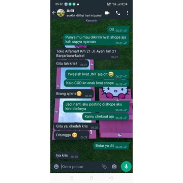 

PESANAN ADIT