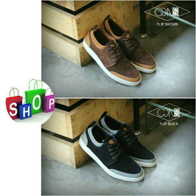 Sepatu Suede Goodness Footwear Flip
