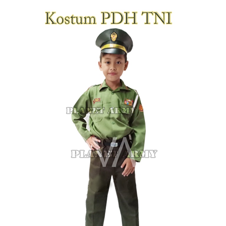 Baju Seragam PDH TNI ADA ANAK Murah GROSIR TNI PDH ANAK TERMURAH
