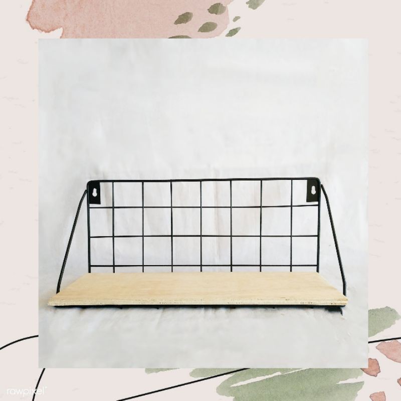 Jual Rak Besi Gantung/ hiasan dinding | Shopee Indonesia