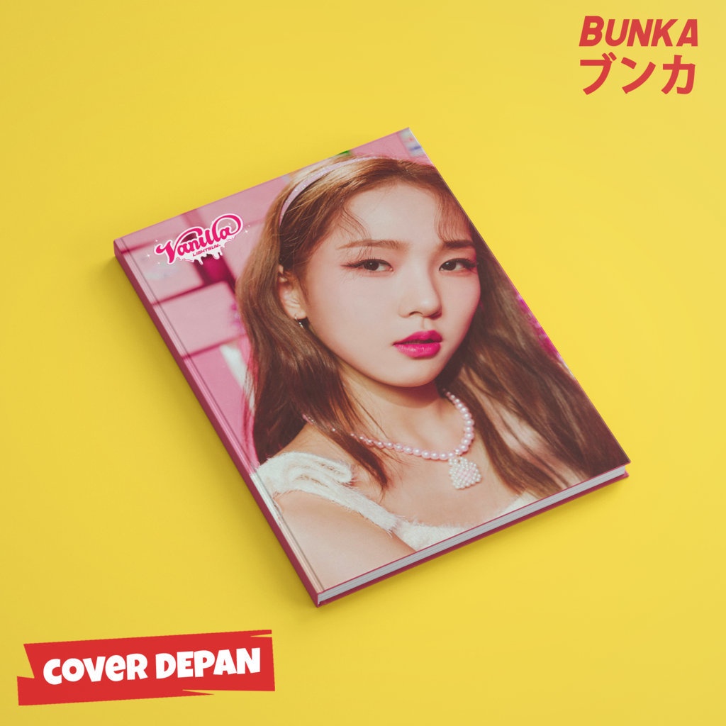 

Notebook KPOP Lightsum Vanilla Huiyeon Hardcover A5 Buku Tulis Catatan Notes Agenda Planner Jurnal