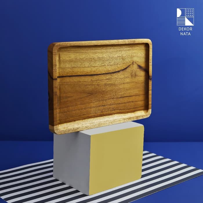

Dekornata Angelina Teak Tray / Nampan Kayu / Alas Kayu / Tatakan Kayu