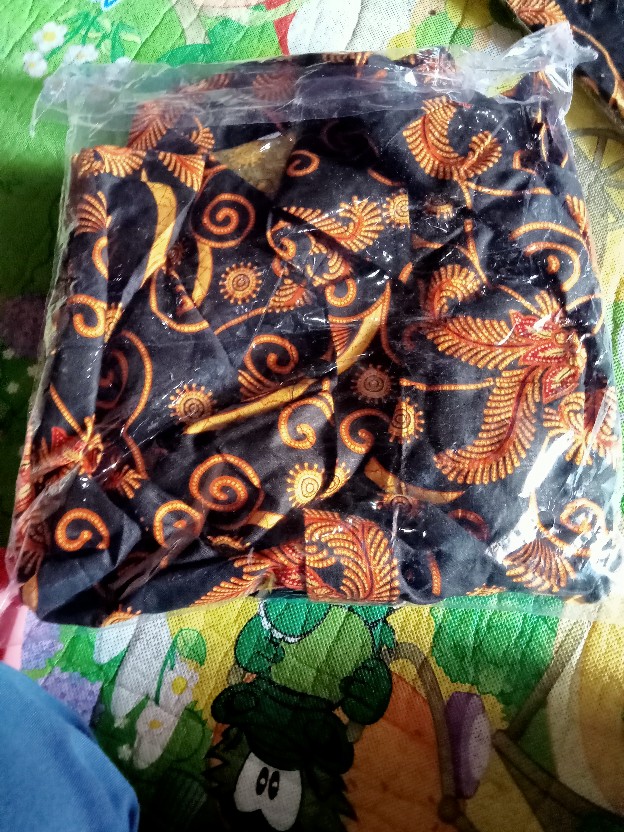 Couple Batik Ayah Anak Motif Sogan Salju Size Anak Terlengkap || Kemeja Lengan Panjang