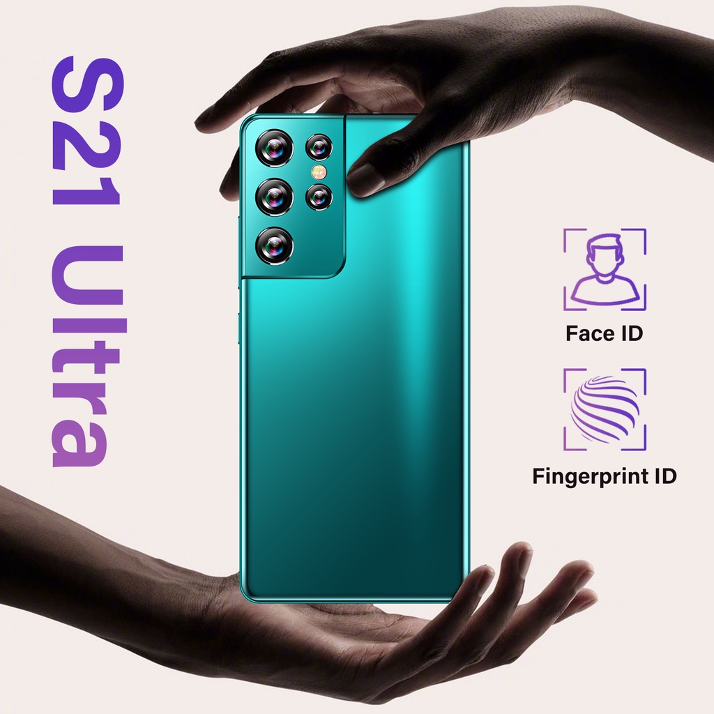 Handphone S21 Ultra 8+256GB 5.8 inci Ponsel Baru 5G Original Ponsel Hp Murah Telepon Pintar Dual Car