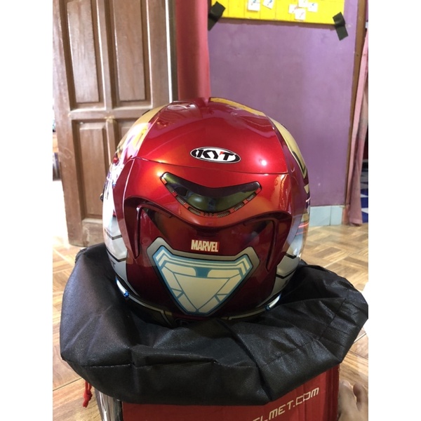 Helm Kyt K2 Rider Marvel Edition Iron Man