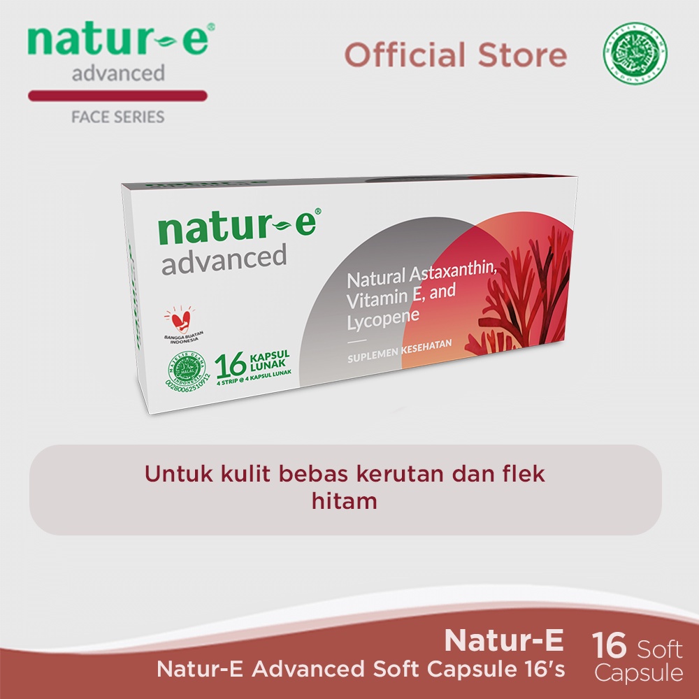 [Bundle] Natur-E Advanced 16s 3pcs Soft Capsule Soft Capsule suplemen / vitamin / vitamine