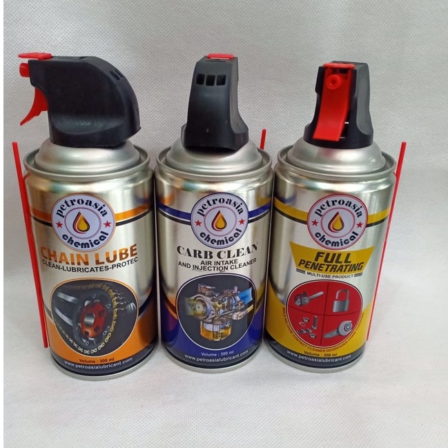 Petroasia Pembersih Pelumas Serbaguna WD Chainlube Carb Clean 300ml