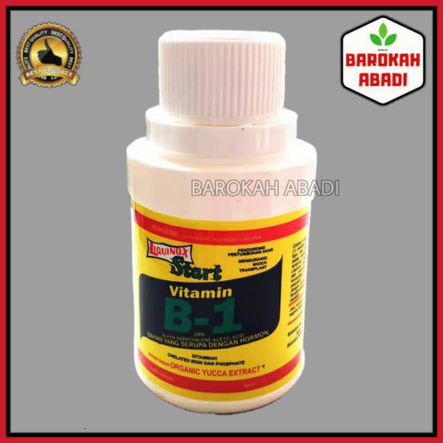 Vitamin b1 tanaman liquinox start B1 - Pupuk tanaman cair - Vitamin B1 tanaman 100ml