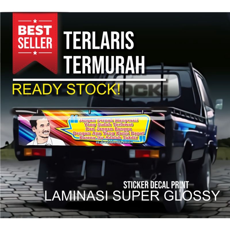 STICKER DECAL STIKER CUSTOM PINTU BAK BELAKANG  MOBIL L300