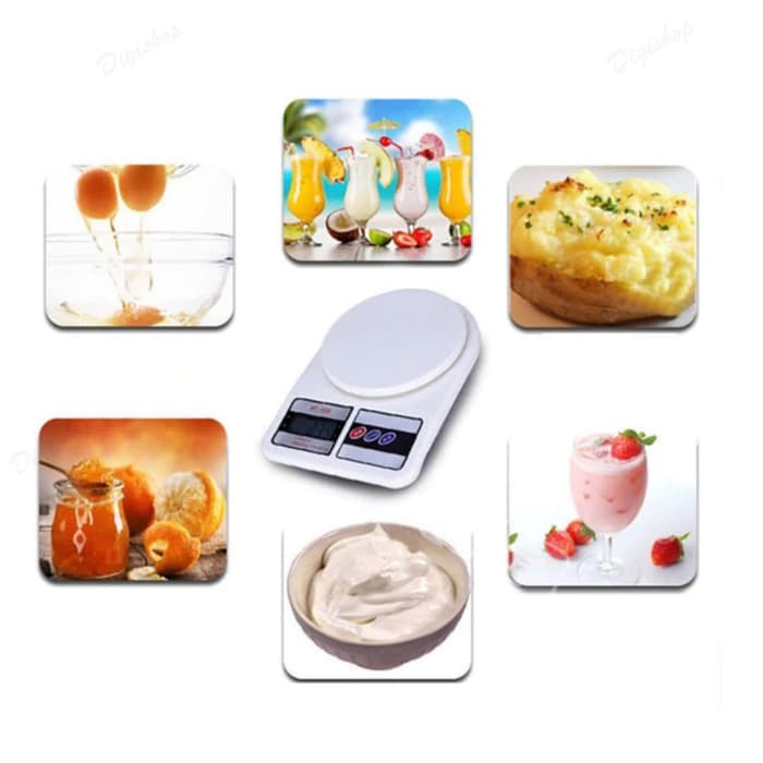 *COD*Timbangan Digital Elektrik Scale Dapur SF 400 pengukur Berat makanan FLASHHCELL