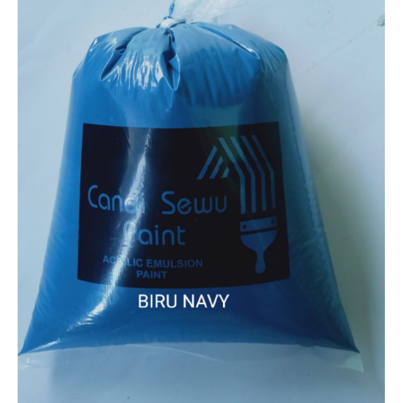 MURAH KWALITAS SUPER // CAT TEMBOK 1 KG WARNA BIRU NAVY