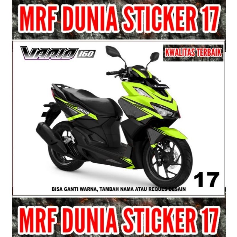 Sticker decal Vario 160 Full Body  Decal Motor Vario 160 Sticker Motor Vario 160 Decal Sticker Motor