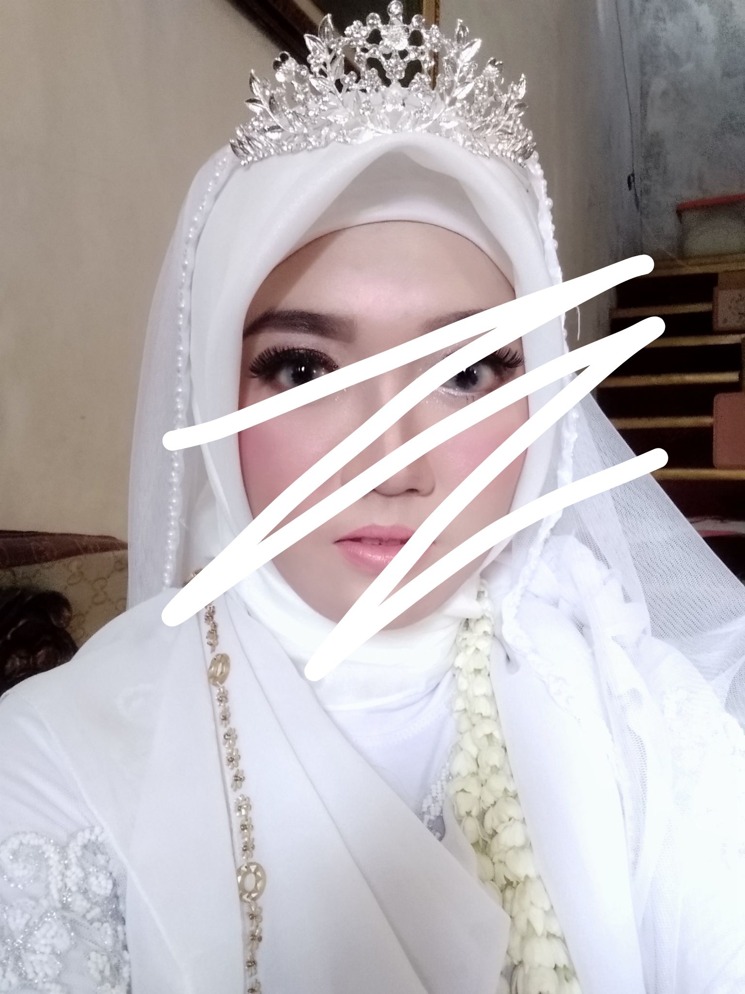 SLAYER PENGANTIN VEIL MUTIARA PENGANTIN HIJAB SLAYER PENGANTIN VEIL MUTIARA PENGANTIN HIJAB
