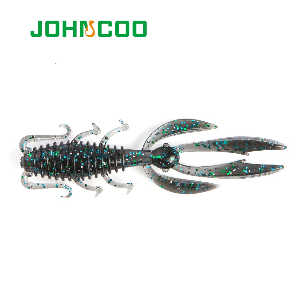 Bisa COD Umpan Pancing Udang Kecil Shrimp Soft Bait Lure 65 mm 10 PCS - JOHNCOO JO10