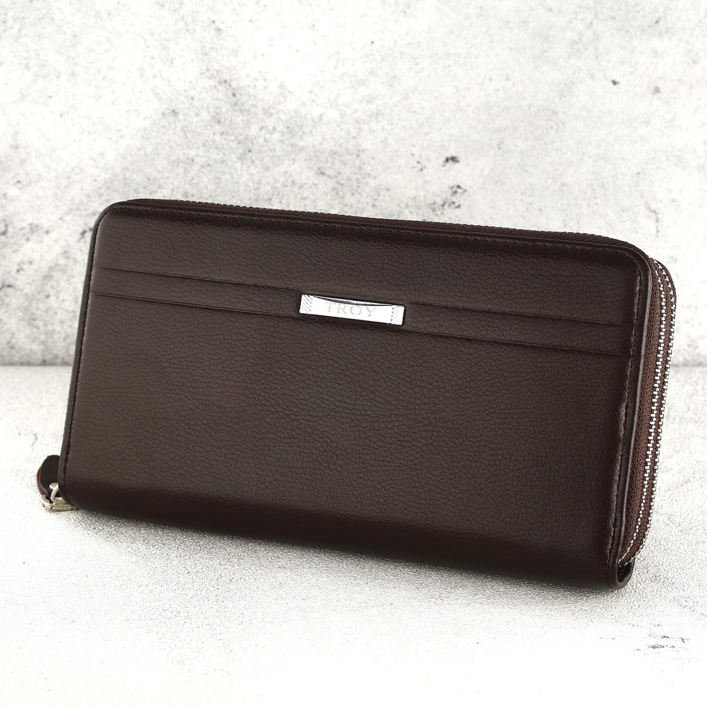 TOKOKOE - Handbag Clutch Dompet Pria bahan kulit PU Original - Troy - Bora - Black