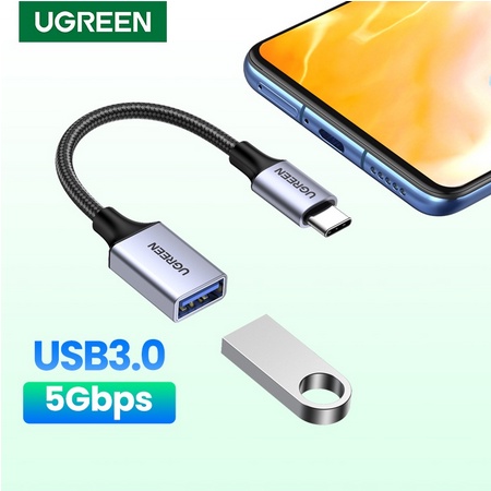 Ugreen Otg Type C 3.0 Male to Usb Female - Ugreen Adaptor Usb C to Usb 3.0 for Flashdisk Mouse Keyboard