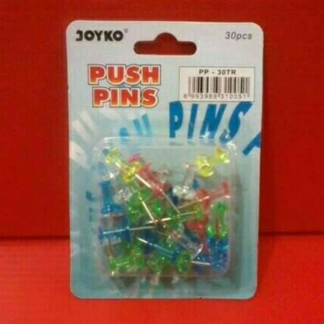 

Push Pin Kertas PP-30 Joyko Jarum Tekan Joyko PP-30