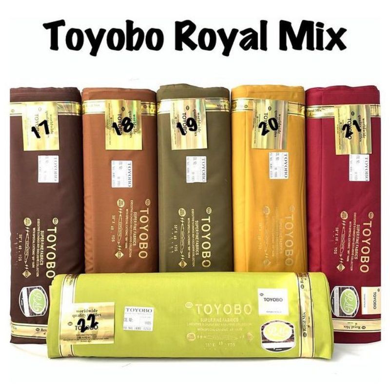 Katun Toyobo Fodu Royal Mix Premium Import Meteran