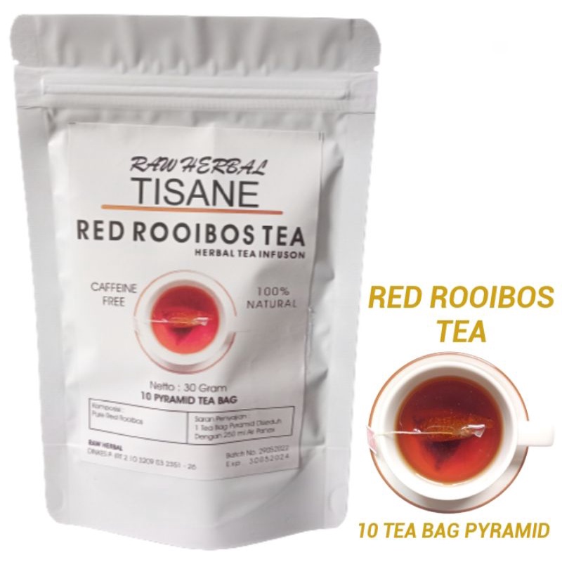 Red Rooibos Tea / Tea Bag Pyramid (3gr x 10 Tea Bag Pyramid)