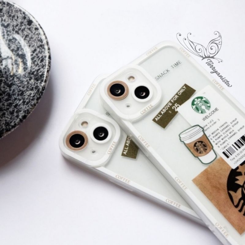 Starbucks Full Camera Case Softcase for iPhone 7 8 7+ 8+ SE2020 X XS XR XSMAX 11 12 13 PRO PROMAX MI