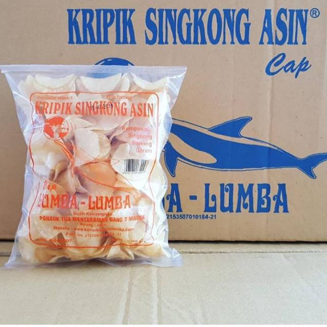 

Keripik Lumba Lumba Asin Kecil 200gram
