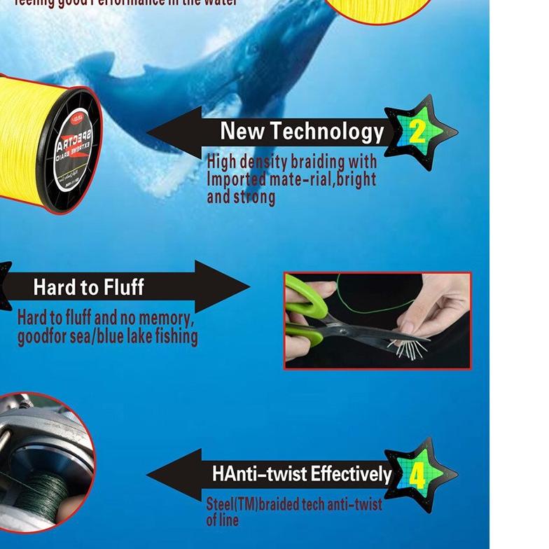 ♥ SENAR PE SOLOPLAY SPECTRA X4 SENAR PE PANCING BENANG PE PANCING SENAR PE LAUT SENAR PE KECIL KUAT