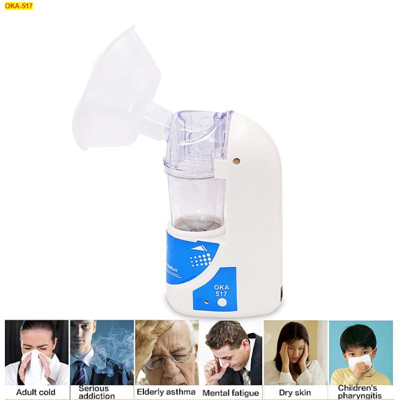 Terapi Pernafasan Ultrasonic Inhale Nebulizer