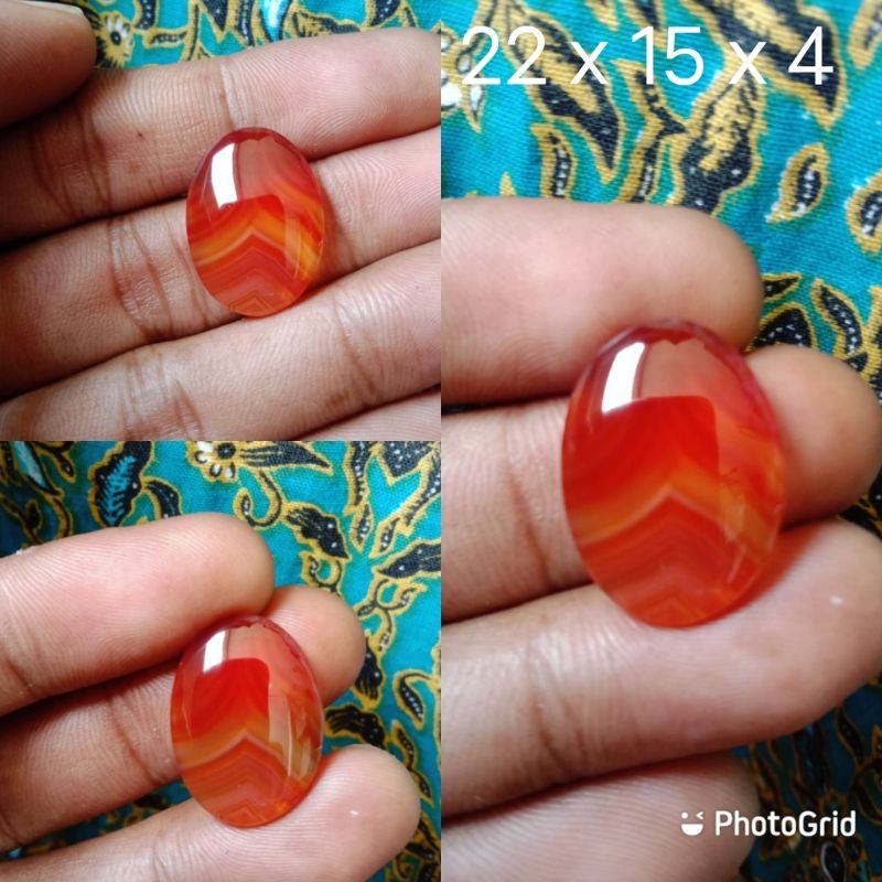 Batu Junjung Derajat Merah Top Crsytal HQ