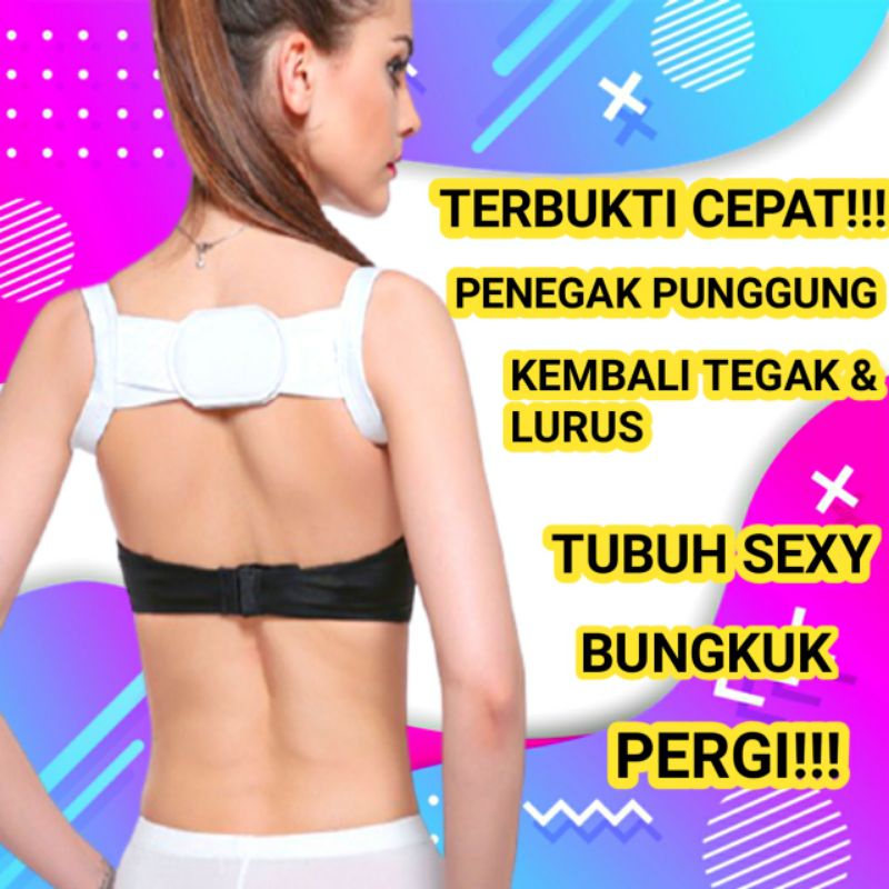 Korset Alat Terapi Pijat Pijit Baju Olahraga Gym Fitnes Yoga Penyangga Pelurus Penegak Pengecil Pela